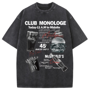 Vintage Fast Food Washed T-Shirt