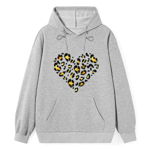 Leopard Heart Classic Hoodie
