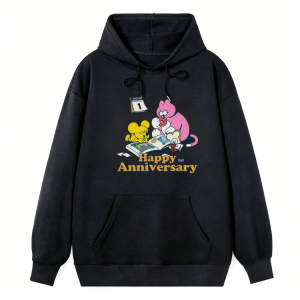 Happy Anniversary Cartoon Classic Hoodie